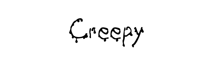 Creepy  免费字体下载