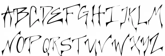 Creepygirl Light Schriftart Groß
