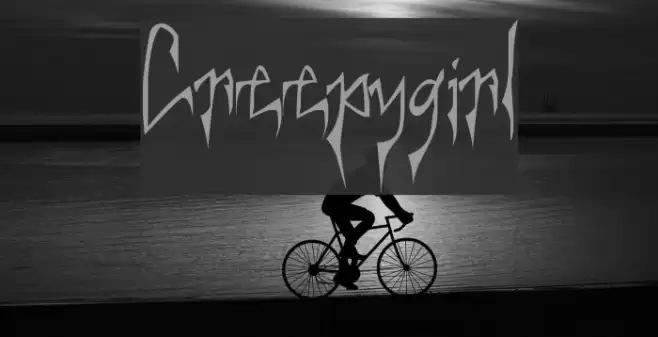 Creepygirl Font examples