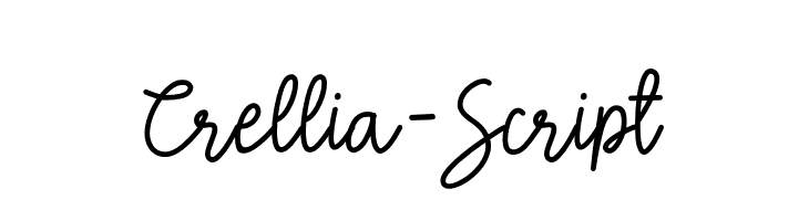 Crellia-Script  免费字体下载