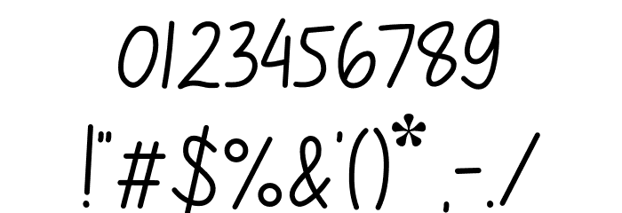 Crellia-Script Font OTHER CHARS