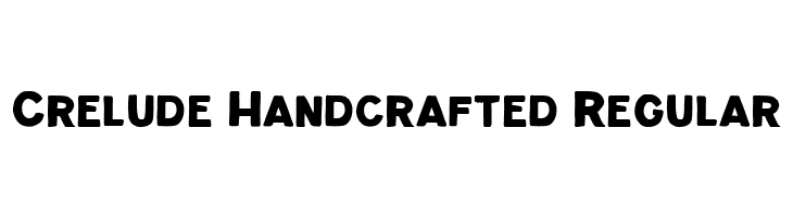 Crelude Handcrafted Regular  font caratteri gratis