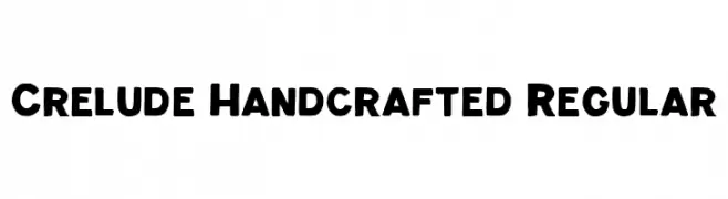 Crelude Handcrafted Regular  Fuentes Gratis Descargar