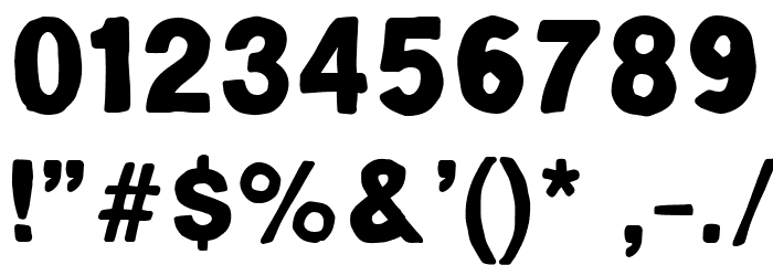 Crelude Handcrafted Regular Font OTHER CHARS