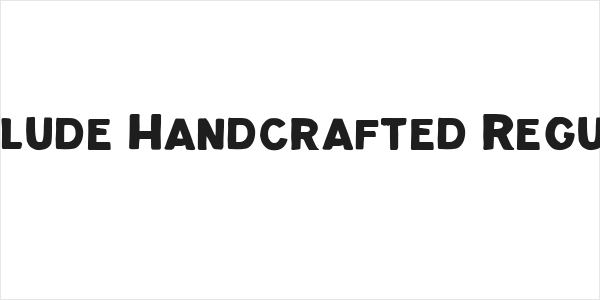 Crelude Handcrafted Regular Logo