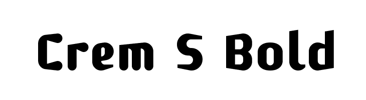 Crem S Bold  Free Fonts Download