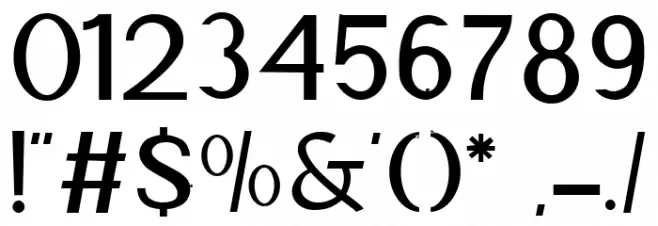 Cremona Font OTHER CHARS