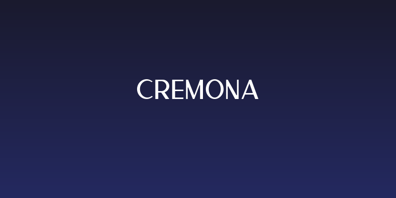 Cremona Social Header