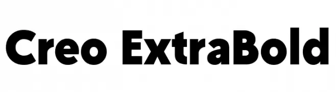 Creo ExtraBold  Frei Schriftart Herunterladen
