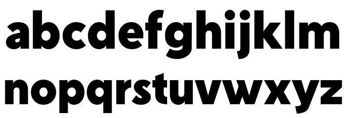 Creo ExtraBold Font LOWERCASE