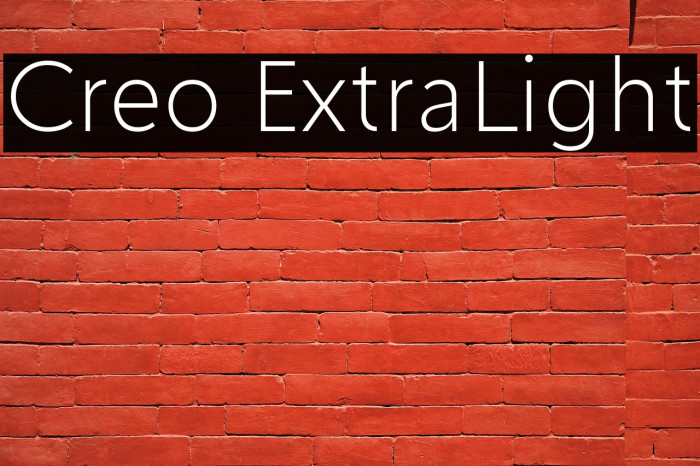 Creo ExtraLight Example 1