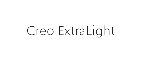Creo ExtraLight Logo