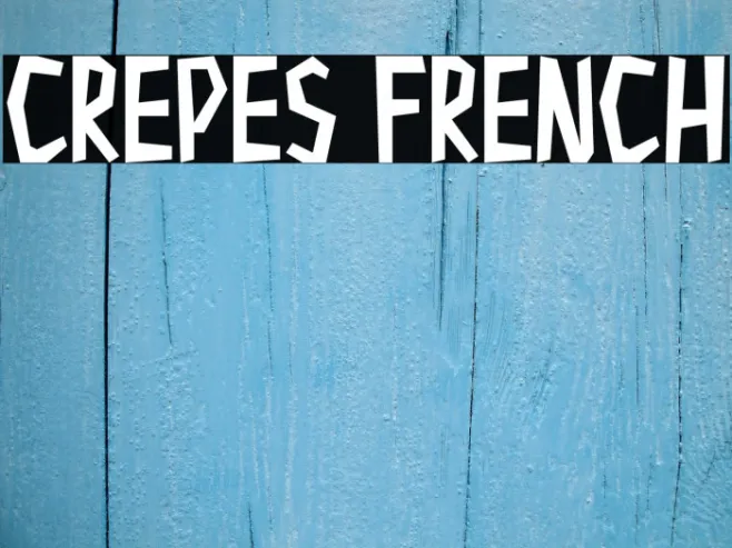 Crepes French Example 1