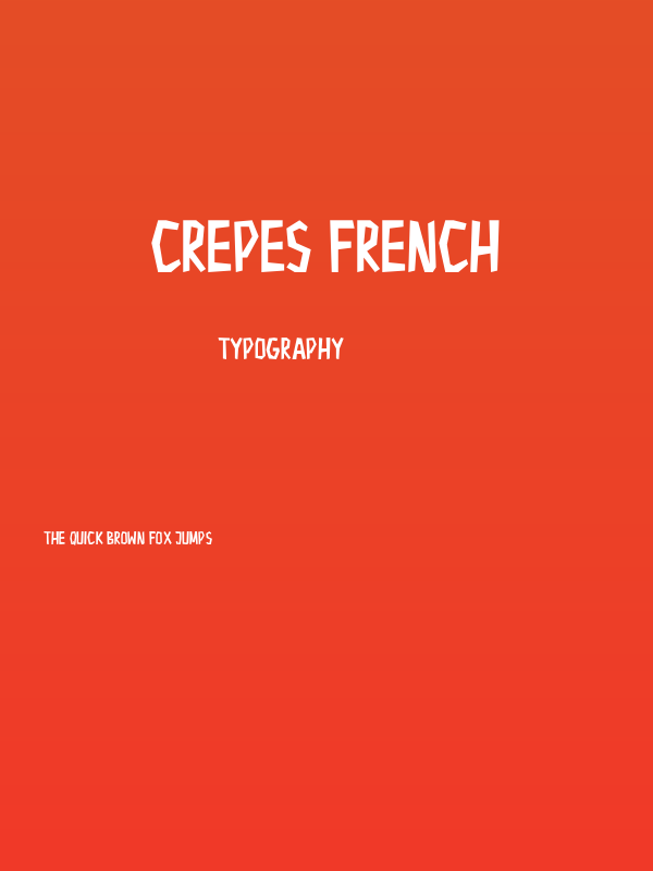 Crepes French Poster