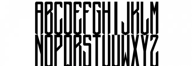 Crepitus monogram Polices MAJUSCULES