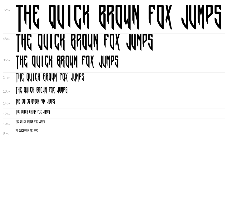 Crepitus monogram Waterfall