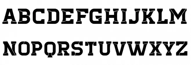 Cresa Regular Font Litere mari
