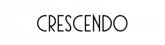 Crescendo  नि: शुल्क फ़ॉन्ट्स डाउनलोड