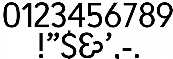 Crescent Font OTHER CHARS