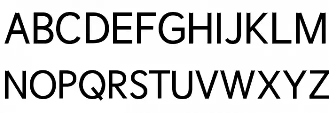 Crescent Font UPPERCASE