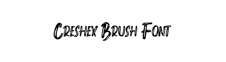 Creshex Brush Font  免费字体下载