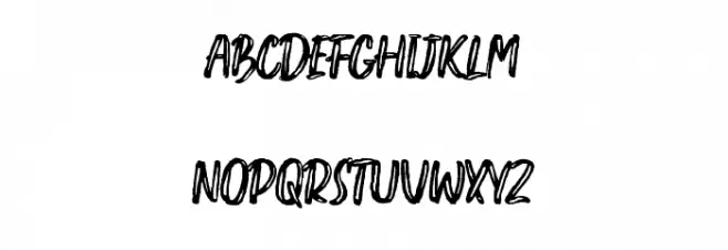 Creshex Brush Font Fuentes MINÚSCULAS