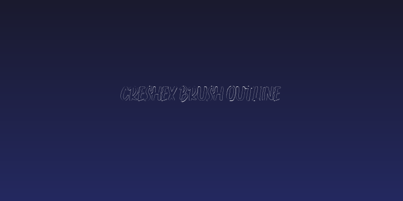 Creshex Brush Outline Social Header