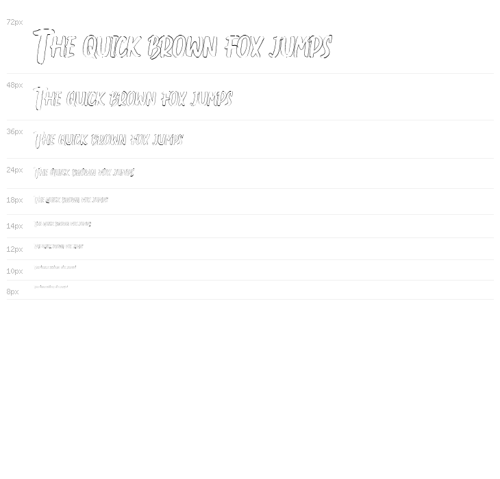 Creshex Brush Outline Waterfall