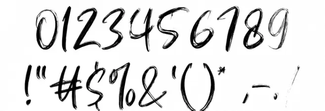 Creslina Regular Font OTHER CHARS