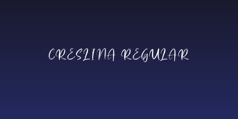 Creslina Regular Social Header