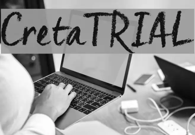 Creta_TRIAL Font examples