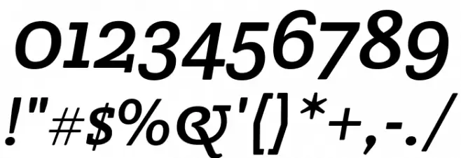 Crete Round Italic Font OTHER CHARS