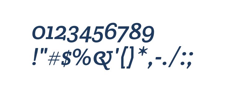 Crete Round Italic1 Other Characters