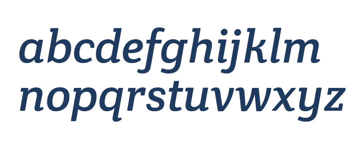 Crete Round Italic1 Lowercase