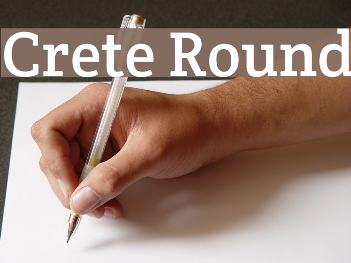 Crete Round Font examples