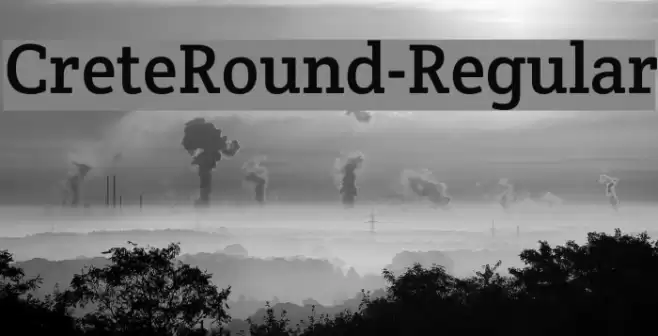 CreteRound-Regular Font examples