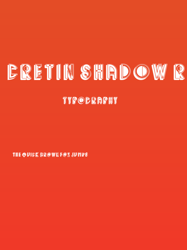 Cretin Shadow Regular Poster