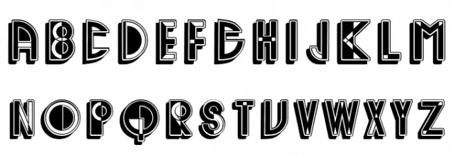 Cretin Shadow Regular 字体 小写