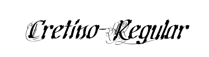 Cretino-Regular  Frei Schriftart Herunterladen