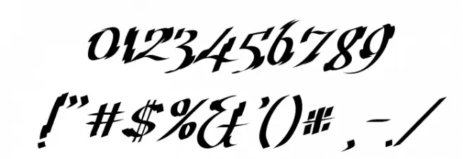 Cretino-Regular Font OTHER CHARS