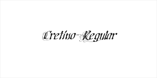 Cretino-Regular Logo