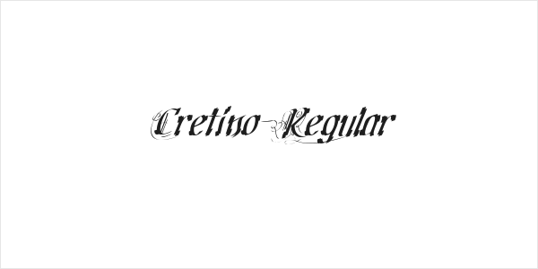 Cretino-Regular Logo