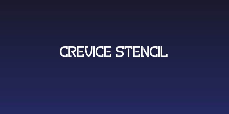 Crevice Stencil Social Header