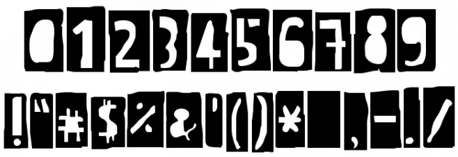 CrewHassan Black Font OTHER CHARS