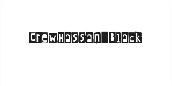CrewHassan Black Logo