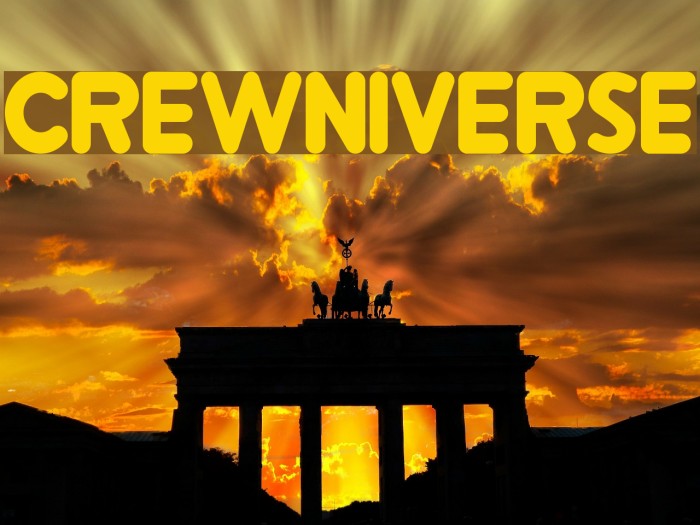 Crewniverse Font examples
