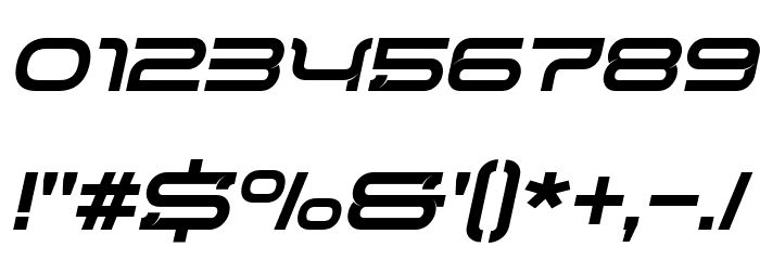 Creword Italic Font OTHER CHARS