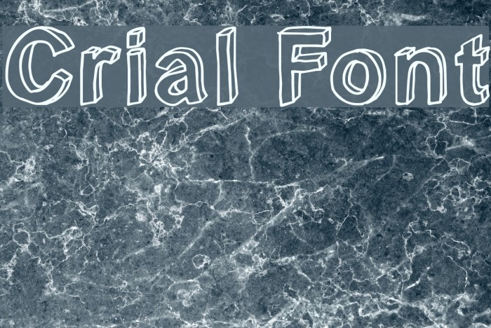 Crial Font examples