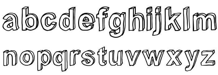 Crial Font LOWERCASE