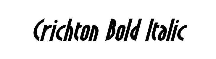 Crichton Bold Italic  Frei Schriftart Herunterladen